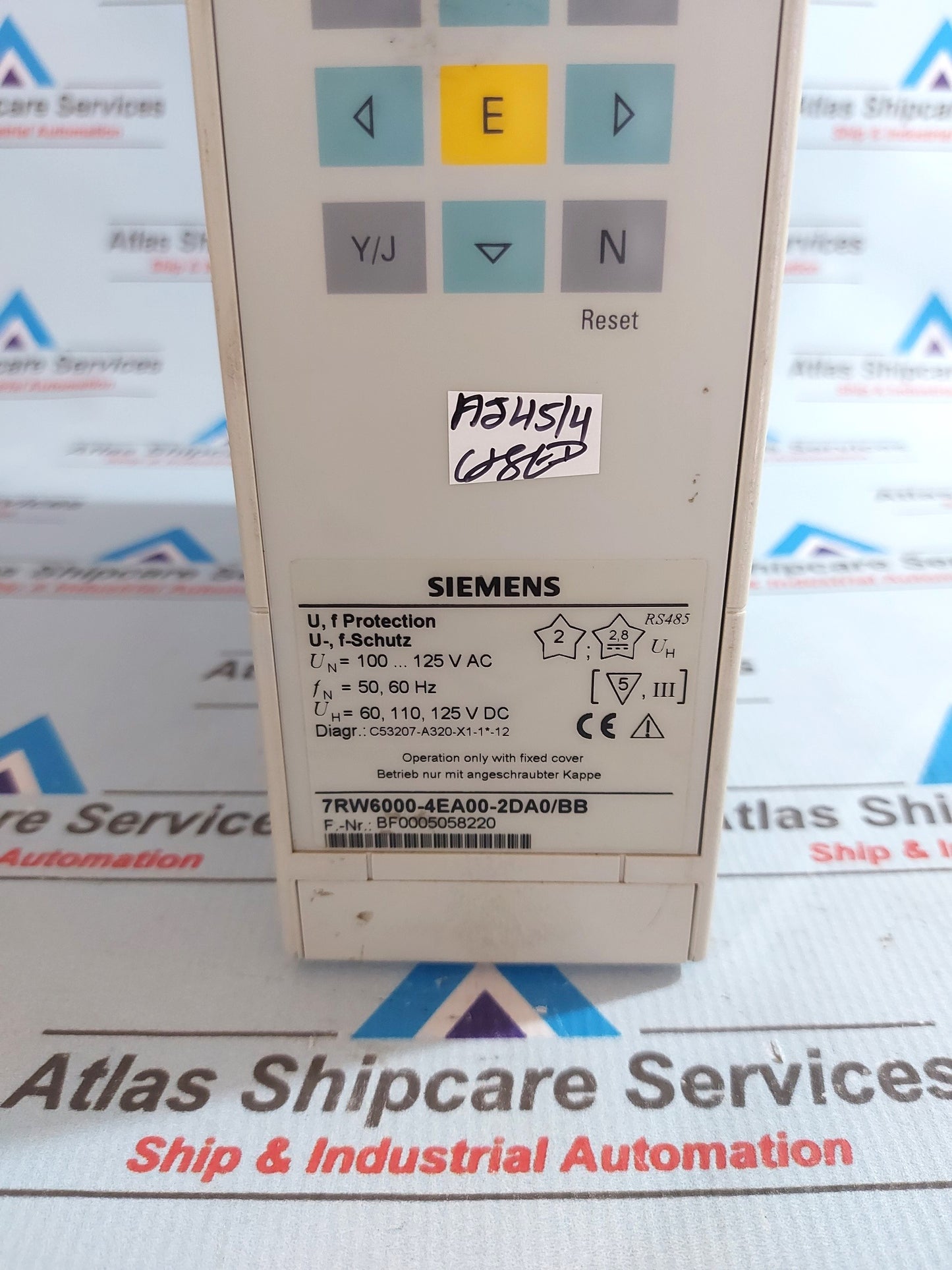 SIEMENS 7RW6000-4EA00-2DA0/BB PROTECTION RELAY