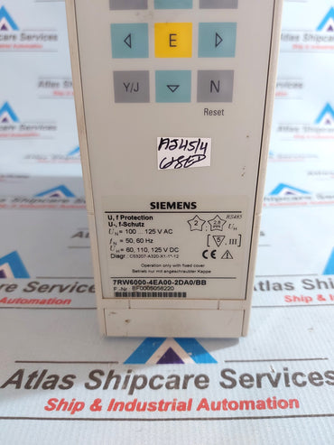 SIEMENS 7RW6000-4EA00-2DA0/BB PROTECTION RELAY