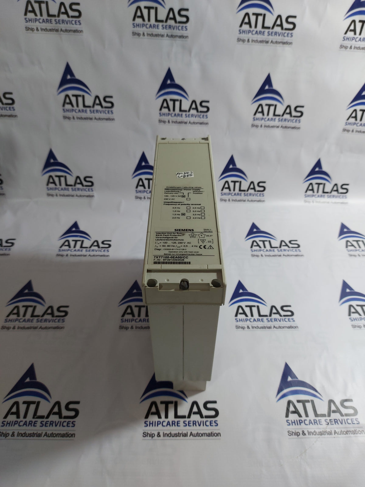 SIEMENS 7XT7100-0EA00/CC INJECTION UNIT ROTOR EARTH FAULT PROTECTION RELAY