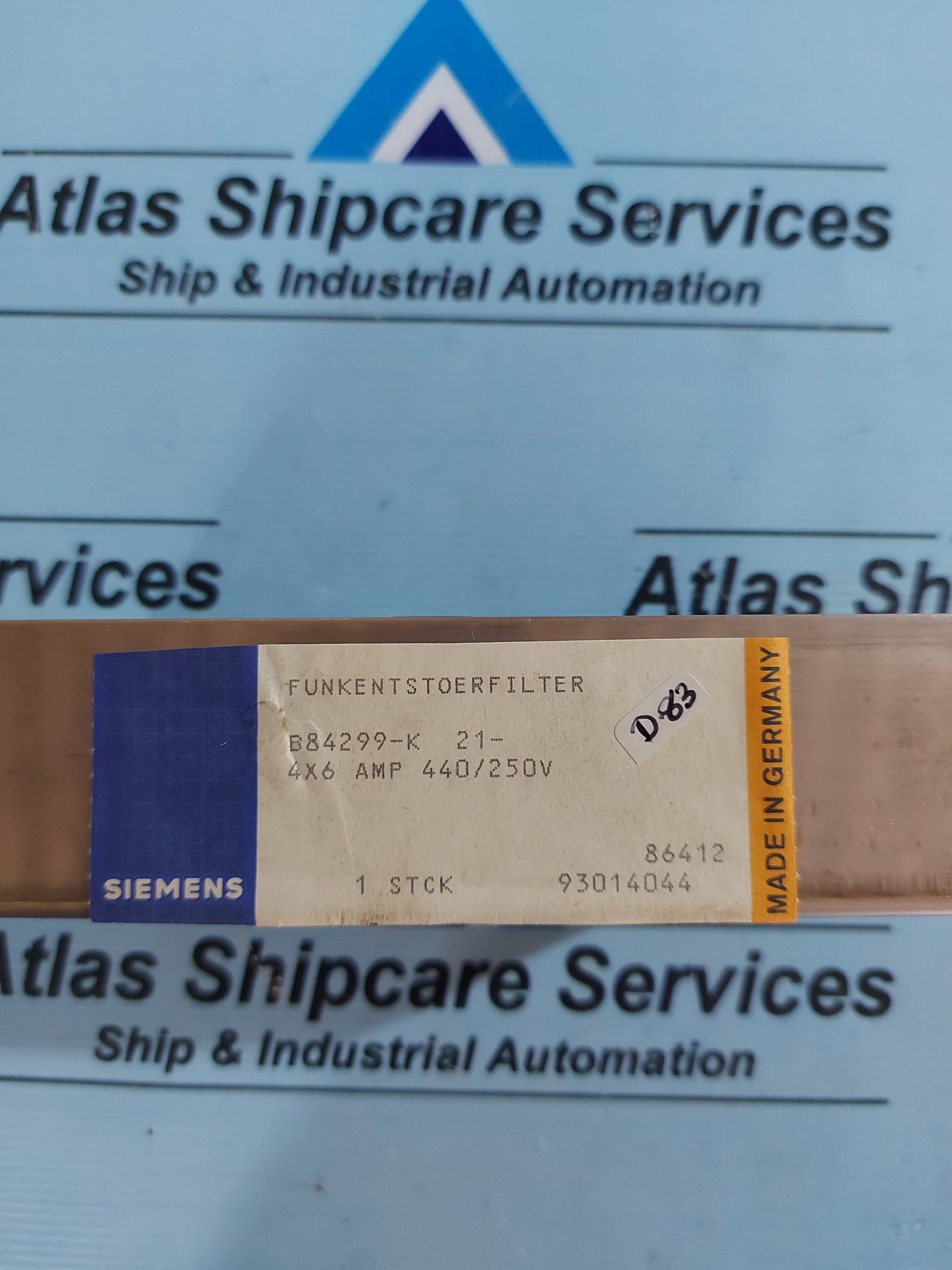 SIEMENS B84299-K 21 WIRELESS INTERFACE SUPPRESSION FILTER