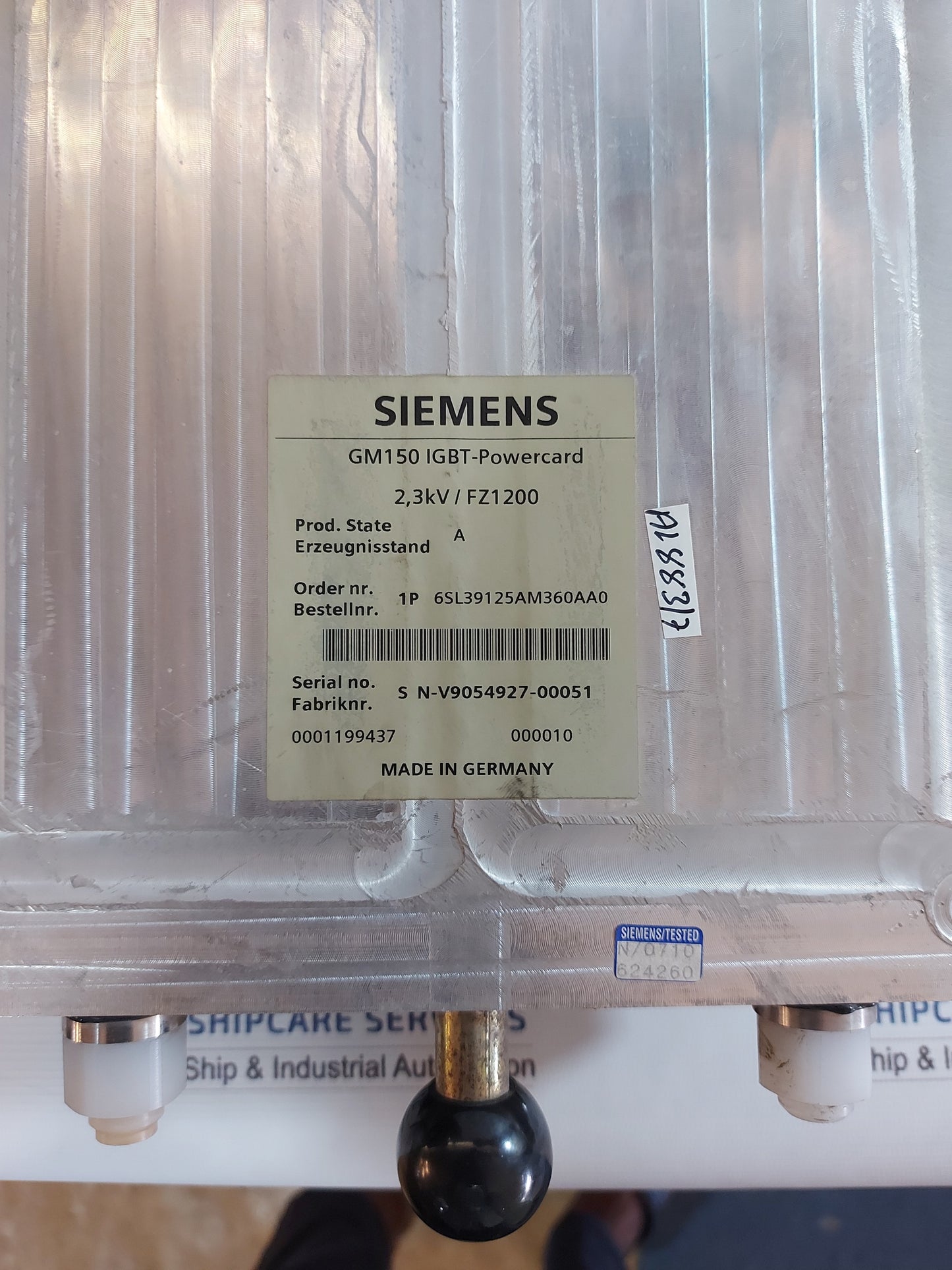 SIEMENS GM150 IGBT-POWERCARD 6SL39125AM360AA0