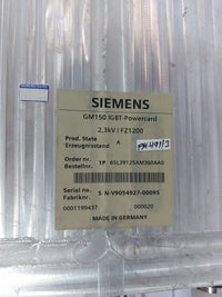 SIEMENS GM150 IGBT-POWERCARD 6SL39125AM360AA0