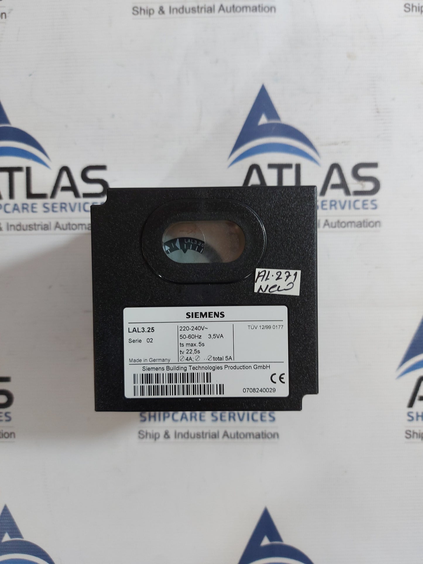 SIEMENS LAL3.25 SERIE 02 BURNER CONTROLLER 220-240V~ 50-60Hz 3,5VA