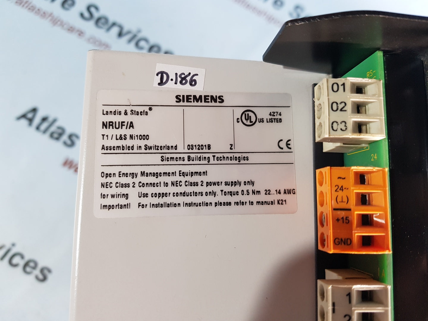 SIEMENS LANDIS & STAEFA NRUF/A BMS CONTROLLER