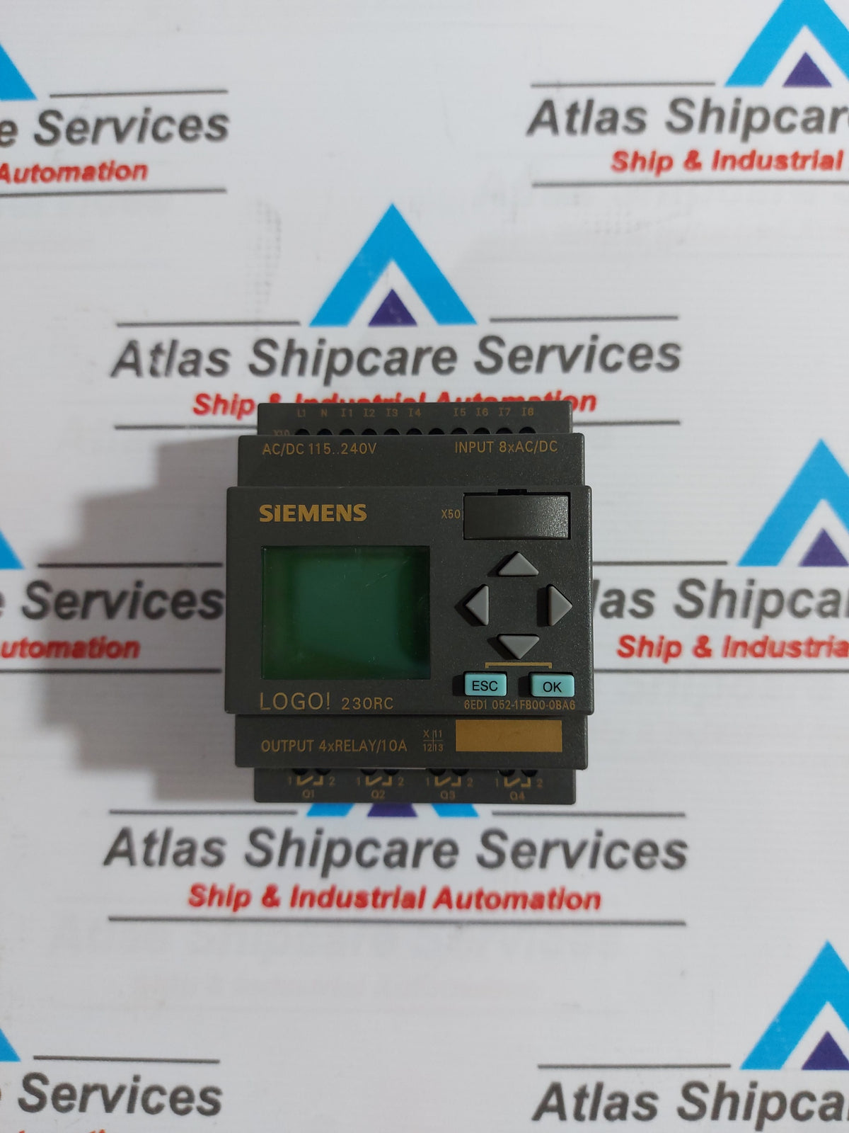 SIEMENS LOGOi 6ED1 052-1FB00-0BA6 LOGIC CONTROLLER – Atlas Shipcare ...
