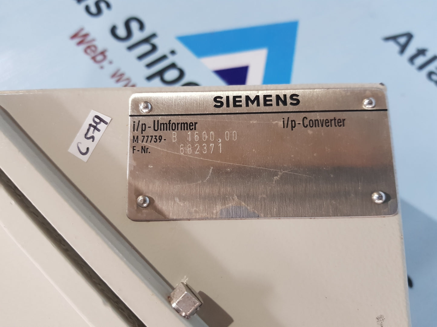 SIEMENS M 77739-B 1600.00 I/P CONVERTER