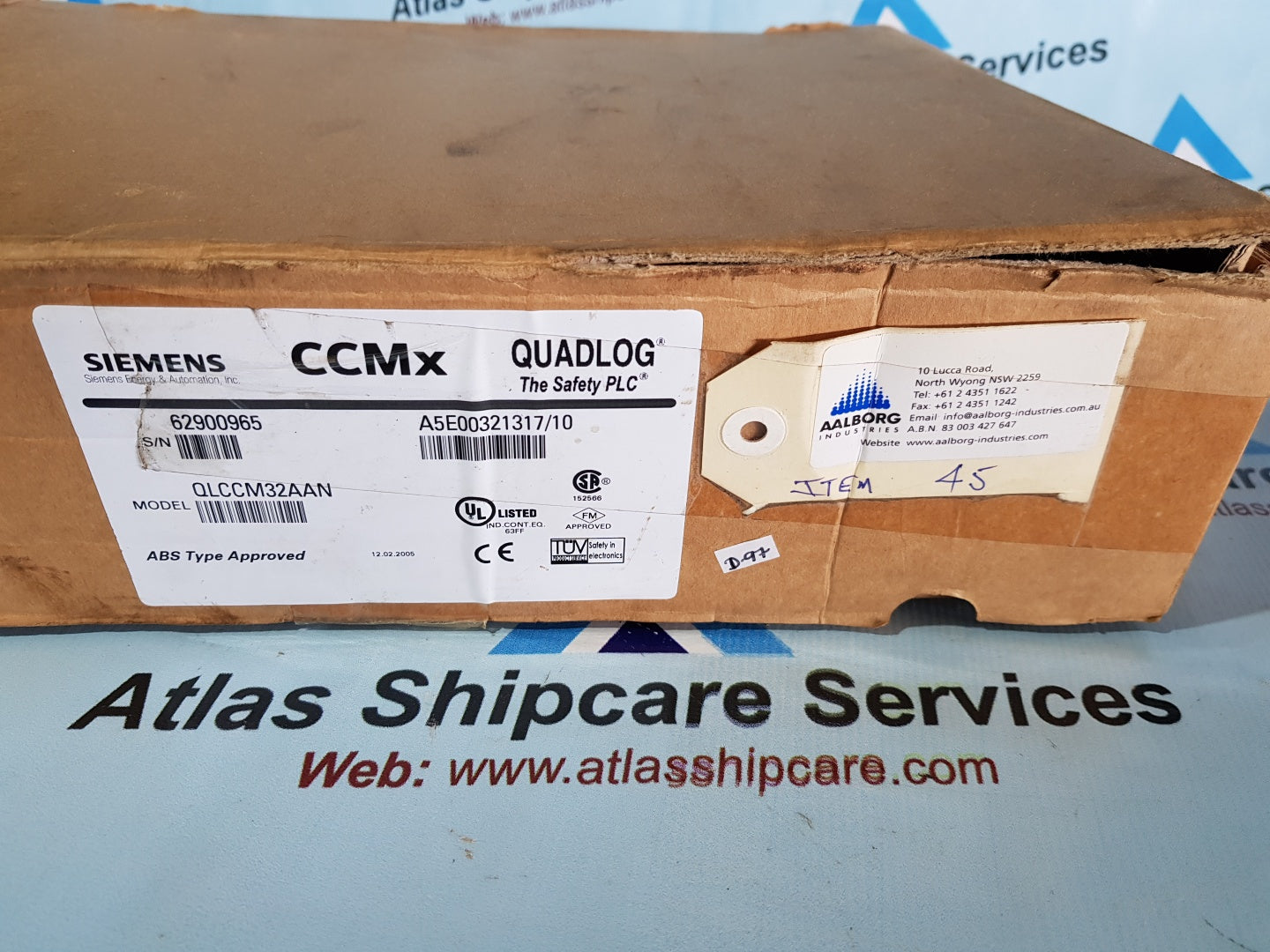 SIEMENS QUADLOG QLCCM32AAN CRITICAL CONTROL MODULE