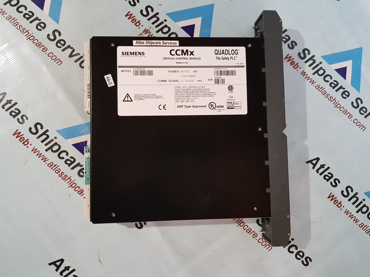 SIEMENS QUADLOG QLCCM32AAN CRITICAL CONTROL MODULE