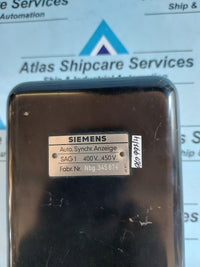 SIEMENS SAG1 400V...450V AUTO.SYNCHR.ANZEIGE