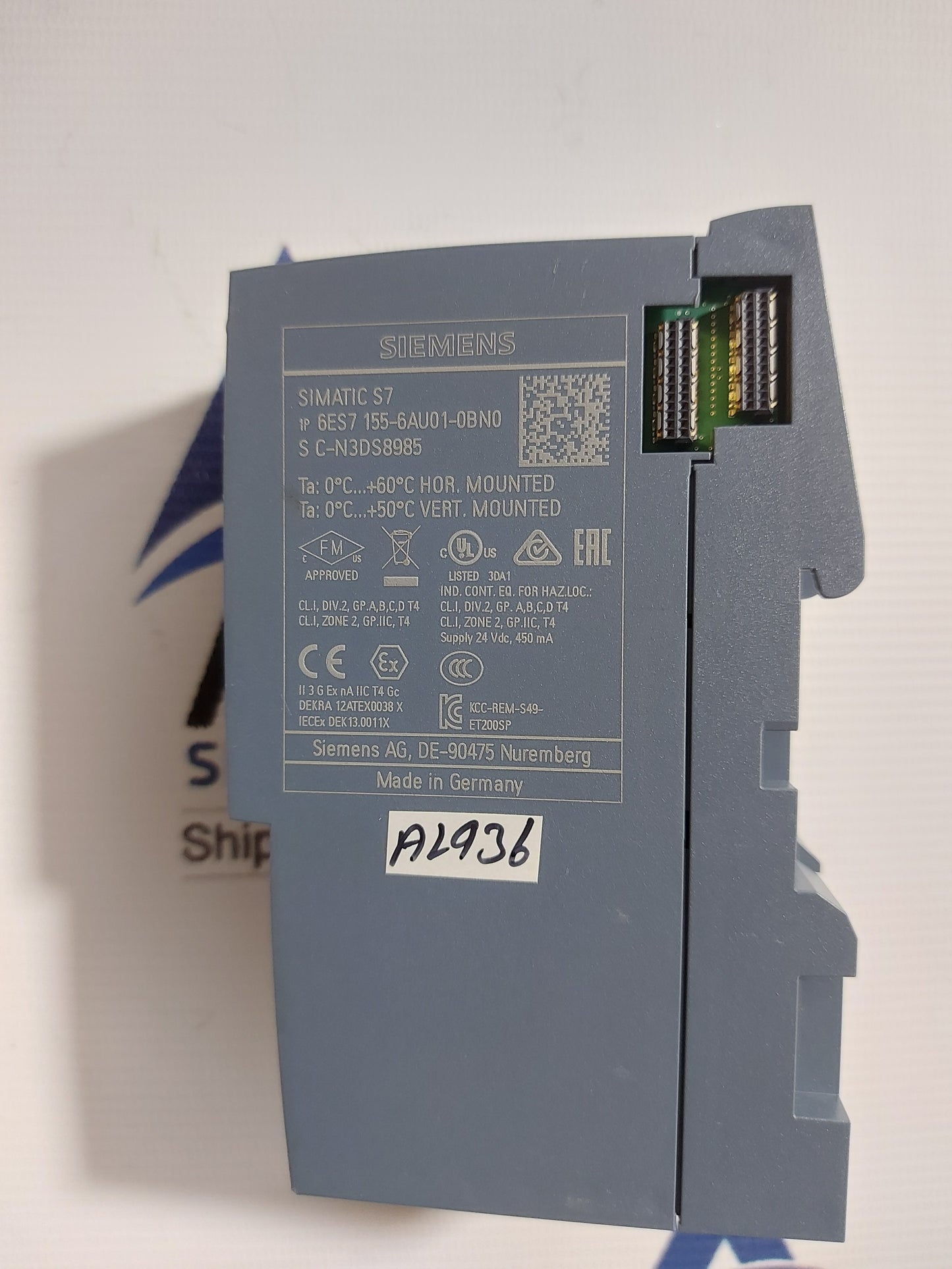 SIEMENS SIMATIC ET 200SP INTERFACE MODULE 1P 6ES7 155-6AU01-0BN0