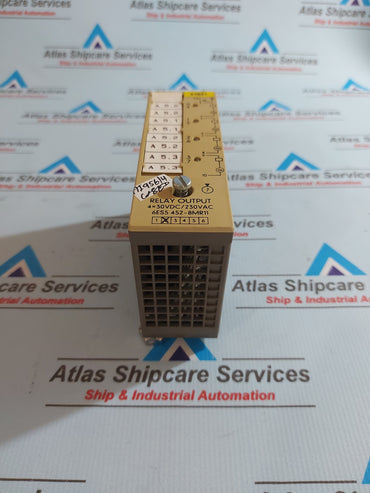SIEMENS SIMATIC S5 6ES5 452-8MR11 RELAY OUTPUT MODULE