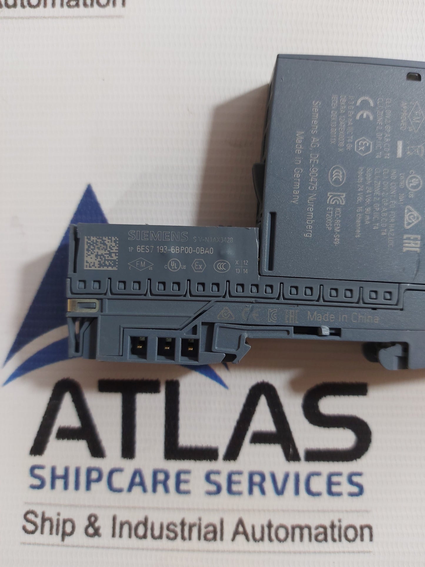 SIEMENS SIMATIC S7 1P 6ES7 131-6BH01-0BH0 DIGITAL INPUT MODULE 1P 6ES7 193-6BP00-0DA0