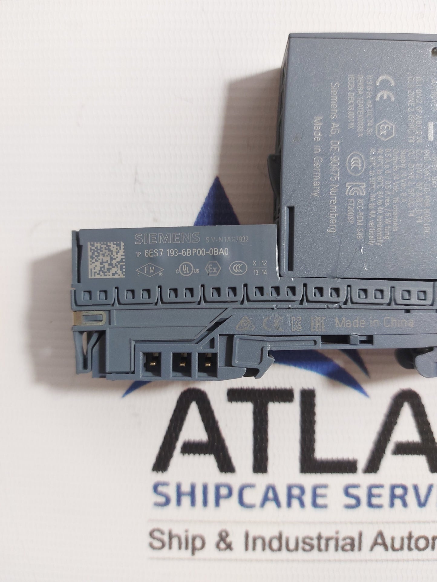 SIEMENS SIMATIC S7 1P 6ES7 132-6BH01-0BA0 DIGITAL INPUT MODULE 1P 6ES7 193-06BP00-0BA0