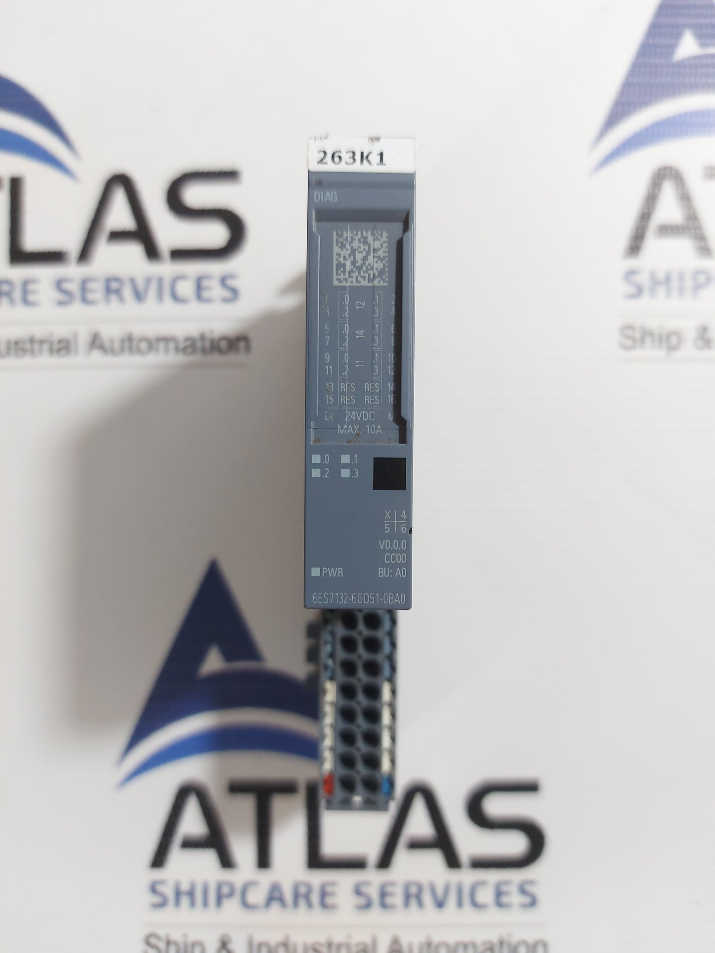 SIEMENS SIMATIC S7 1P 6ES7 132-6GD51-0BA0 DIGITAL INPUT MODULE 1P 6ES7 193-6BP00-0BA0