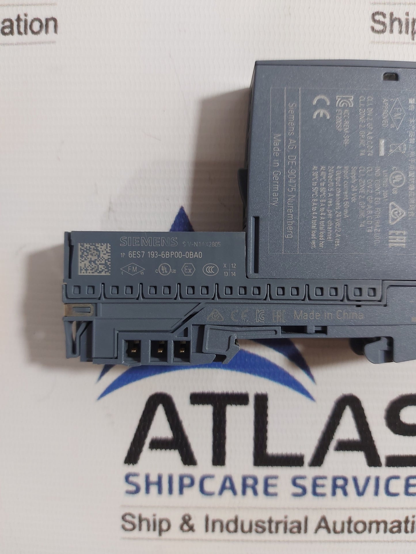 SIEMENS SIMATIC S7 1P 6ES7 132-6GD51-0BA0 DIGITAL INPUT MODULE 1P 6ES7 193-6BP00-0BA0
