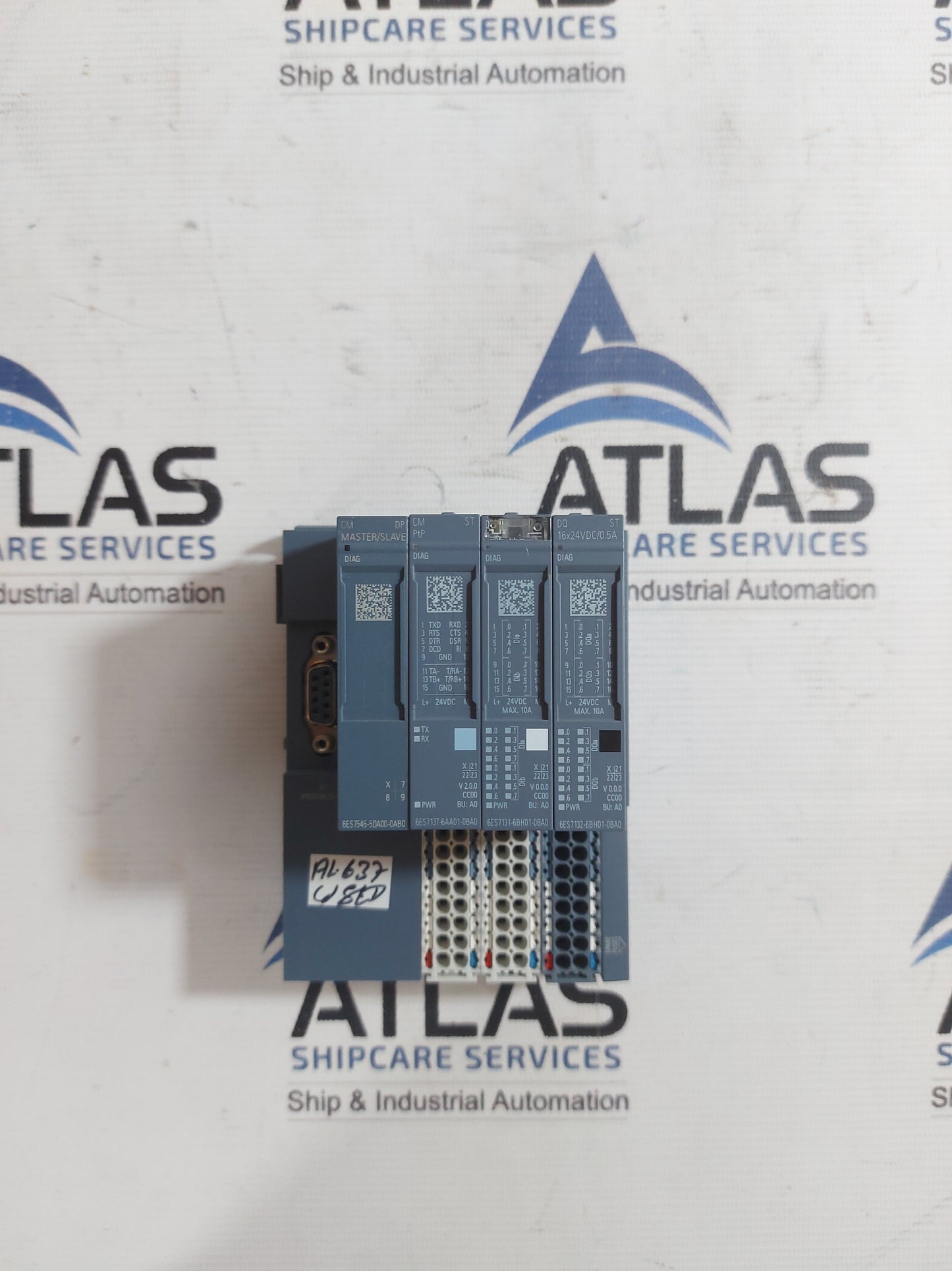 SIEMENS SIMATIC S7 6ES7 132-6BH01-0BA0 WITH 6ES7 193-6PA00-0AA0