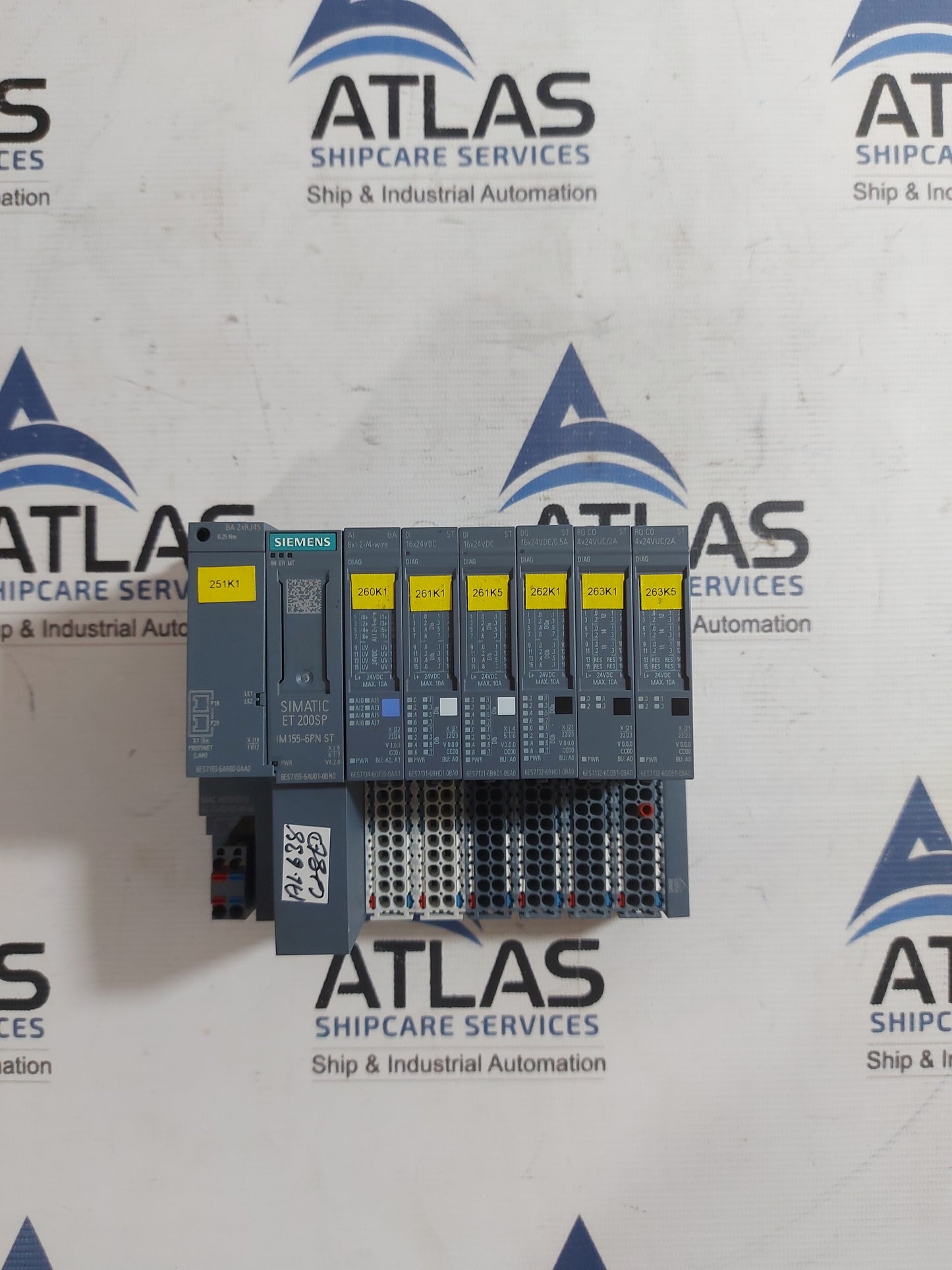 SIEMENS SIMATIC S7 6ES7 132-6DG51-0BA0 WITH 6ES7 193-6PA00-0AA0