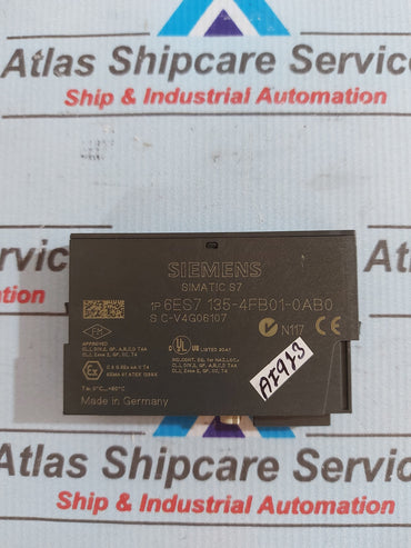 SIEMENS SIMATIC S7 6ES7 135-4FB01-0AB0 ANALOG OUTPUT MODULE