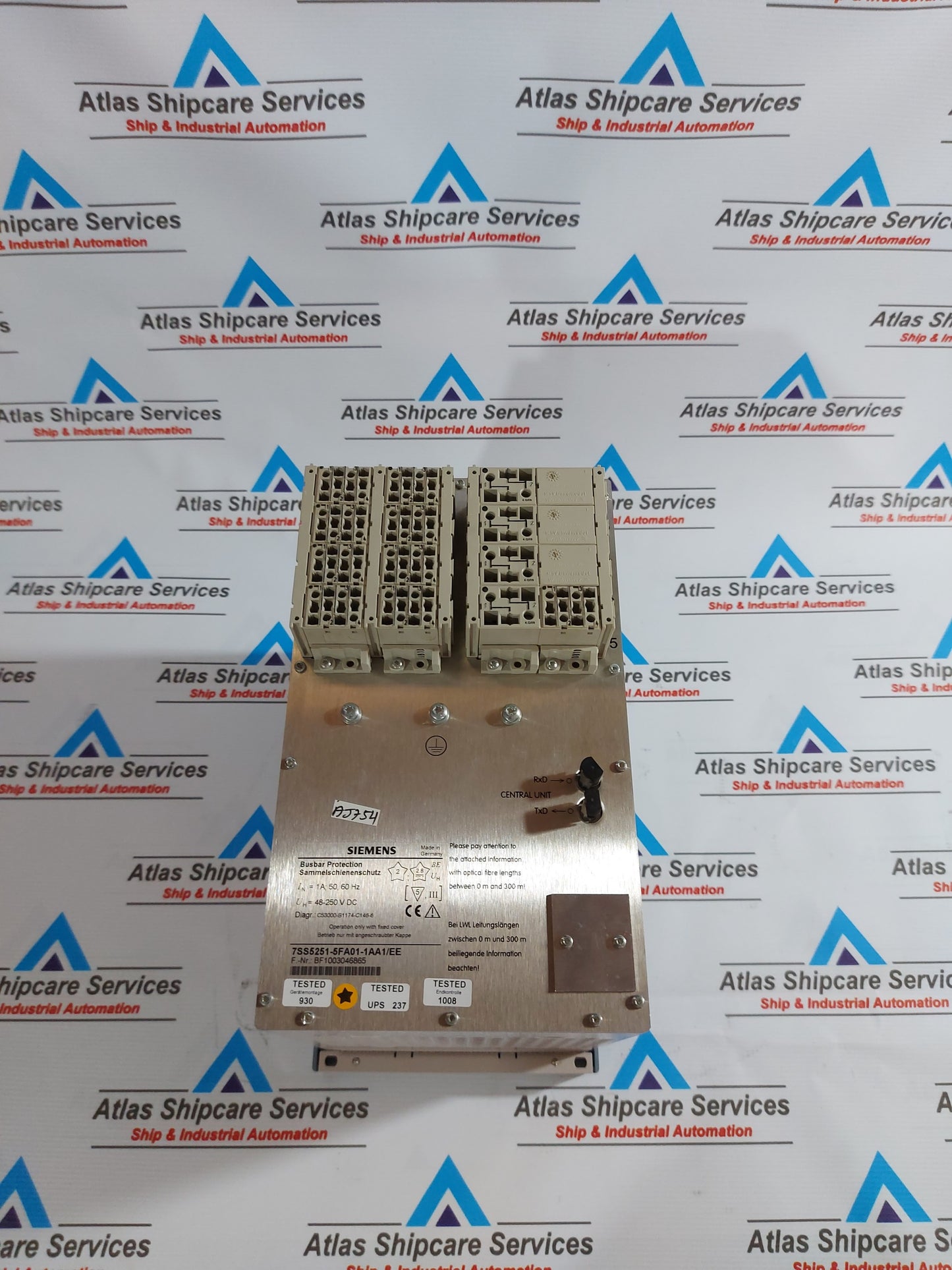 SIEMENS SIPROTEC 7SS52 BUSBAR PROTECTION 7SS5251-5F01-1AA1/EE