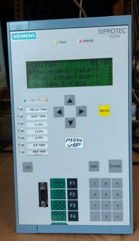 SIEMENS SIPROTEC 7UT6121-5EB22-1BA0/BB TRANSFORMER PROTECTION RELAY