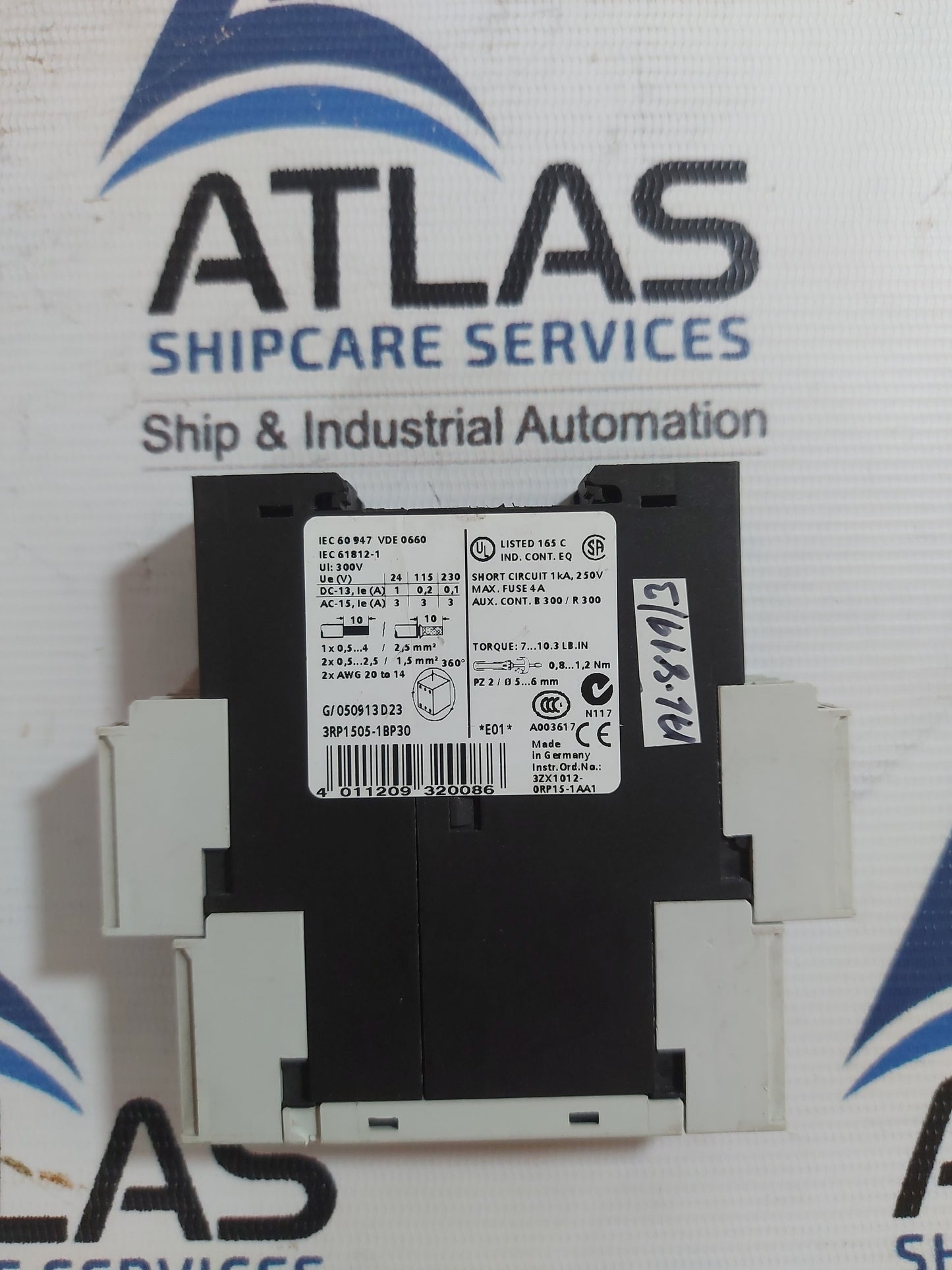 SIEMENS SIRIUS 3RP1505-1BP30 TIME RELAY
