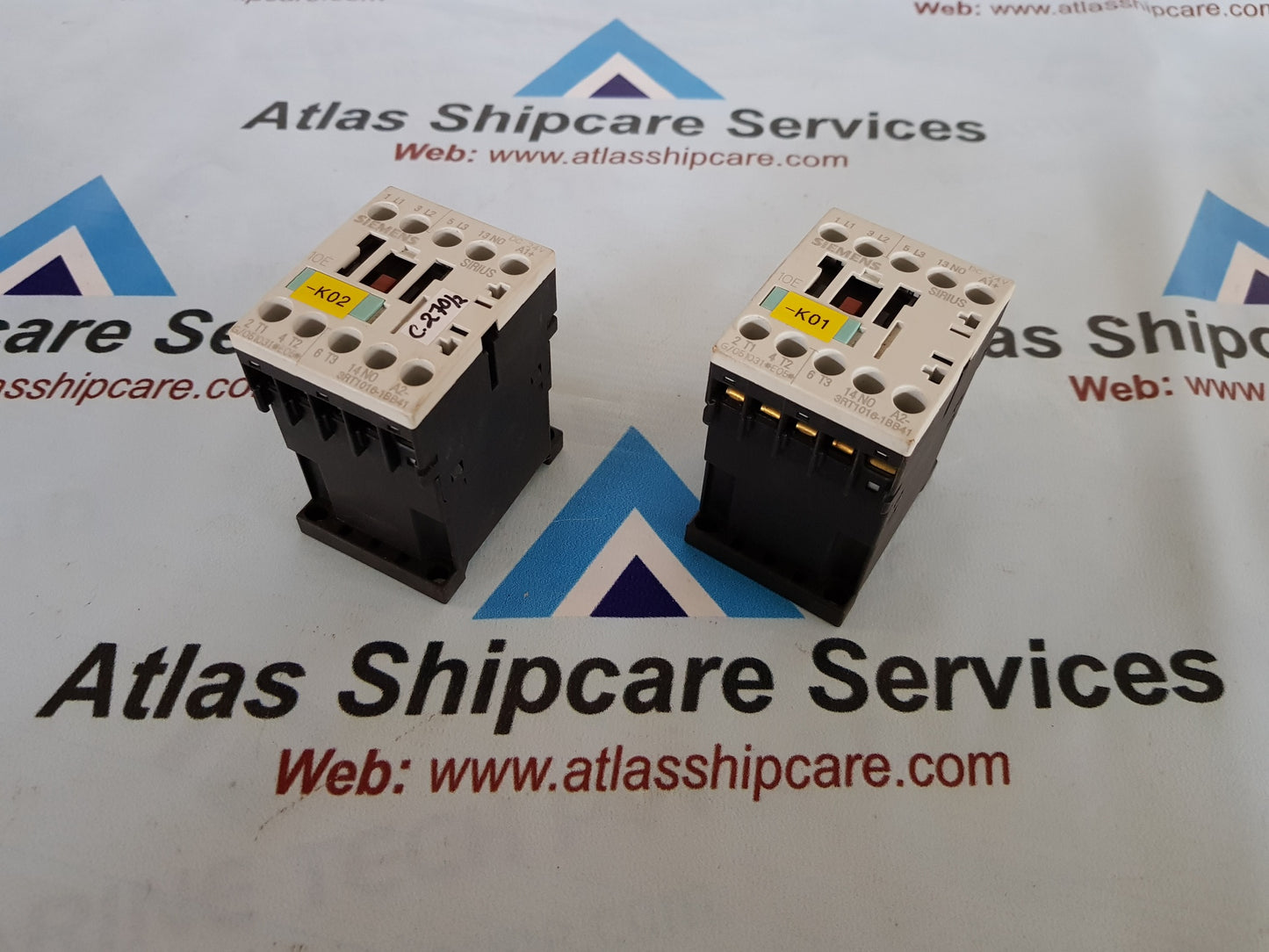 SIEMENS SIRIUS 3RT1016-1BB41 3-POLE MOTOR PROTECTION CIRCUIT BREAKER