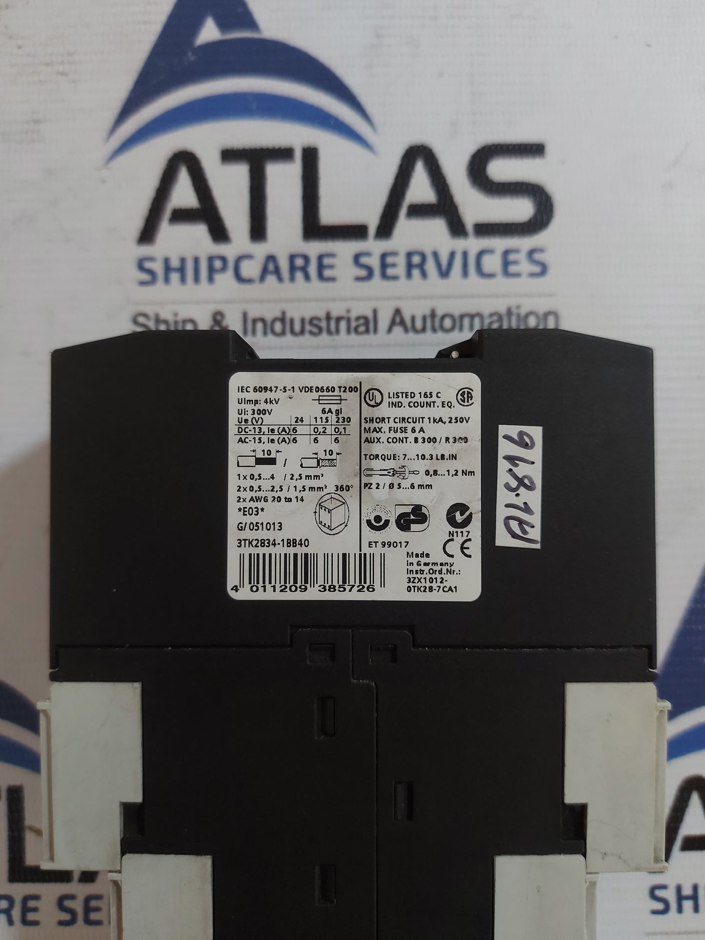 SIEMENS SIRIUS 3TK2834-1BB40 SAFETY RELAY