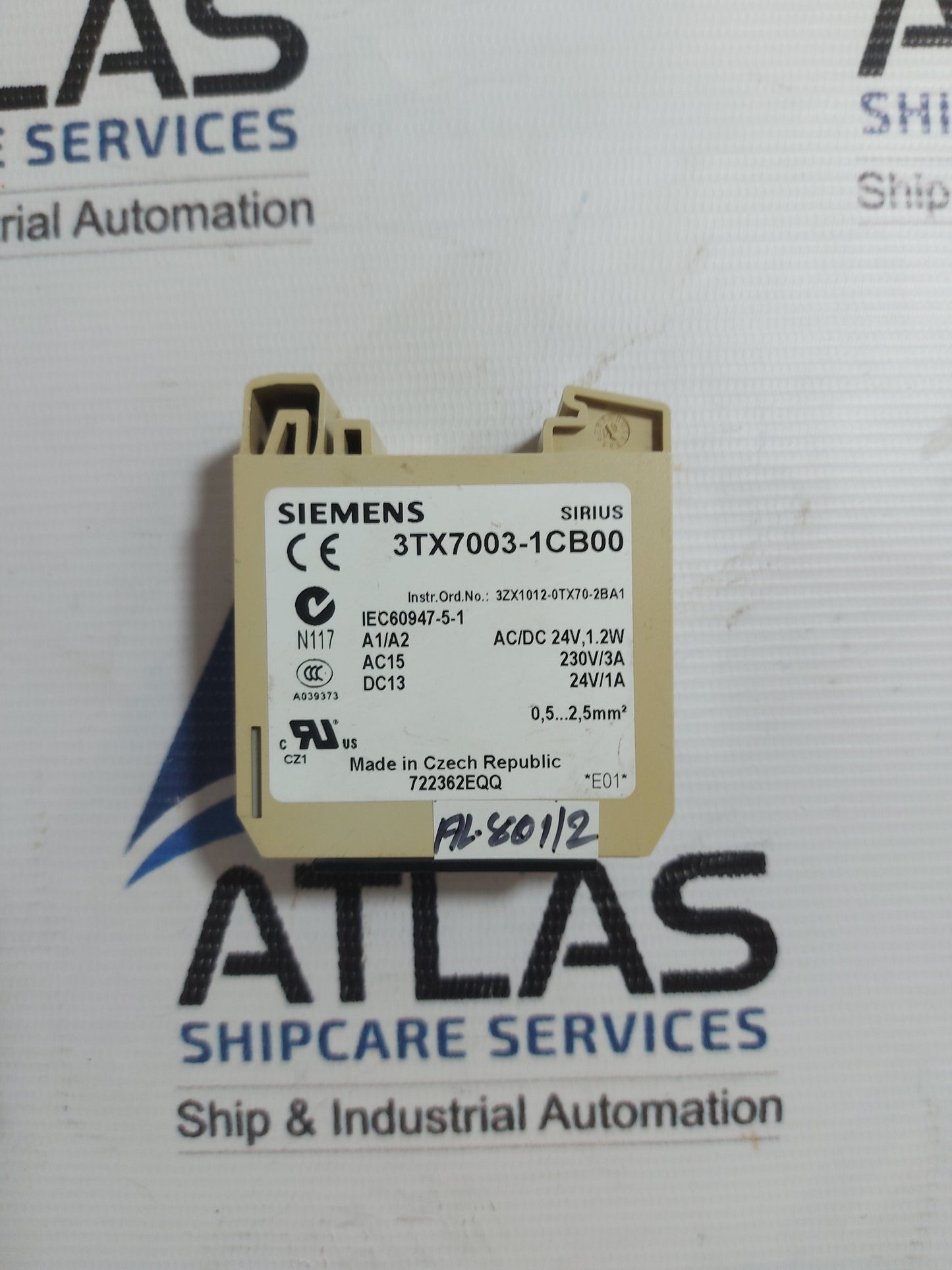 SIEMENS SIRIUS 3TX7003-1CB00 COUPLING RELAY