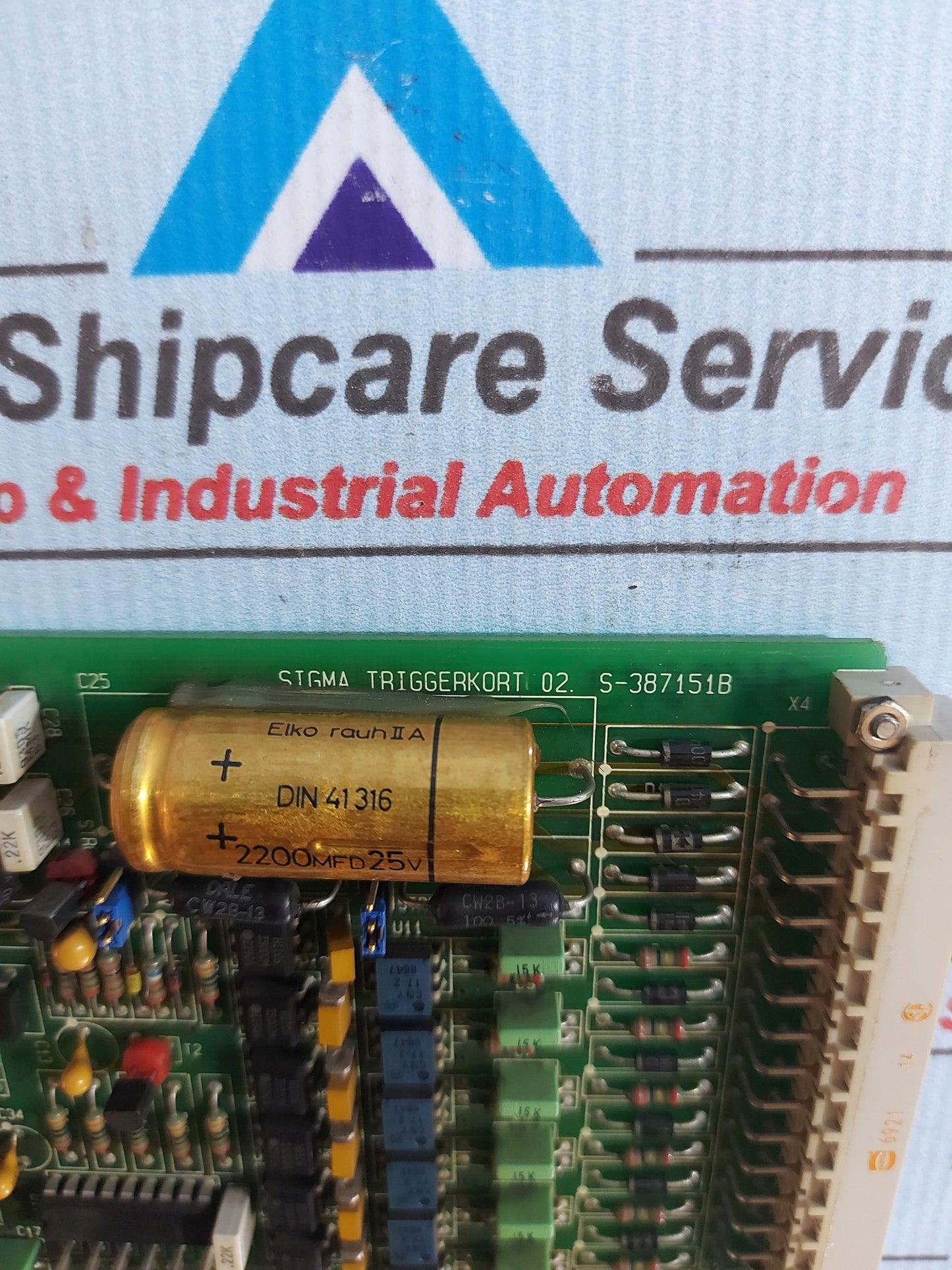 SIMGA TRIGGERKORT 02 S-387151B PCB CARD