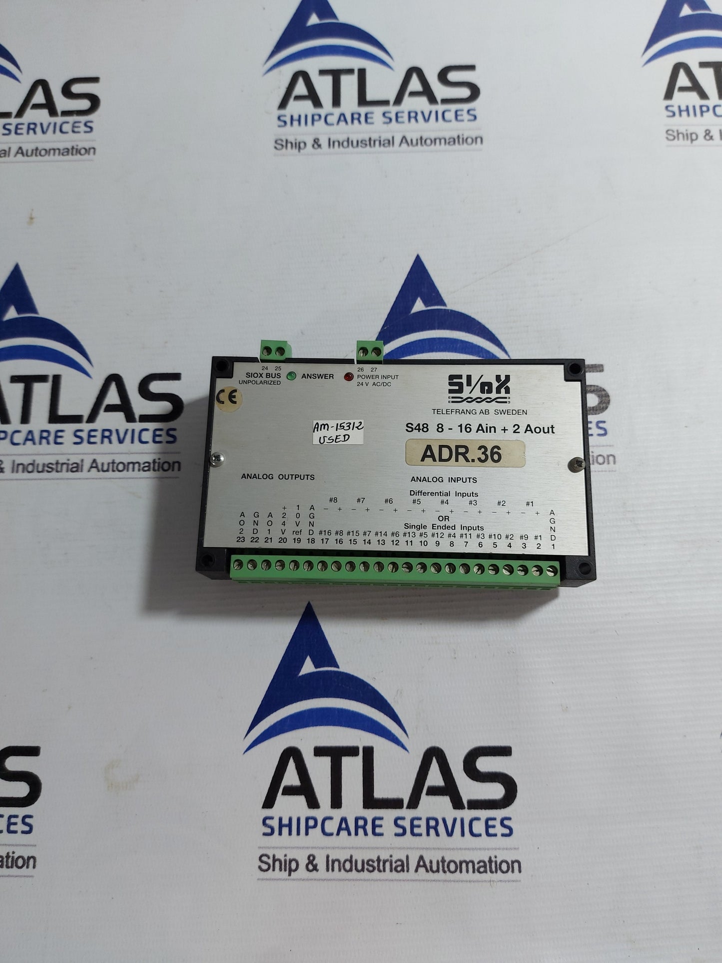 SIOX S48 8-16 AIN + 2 AOUT ANALOG INPUT OUTPUT MODULE