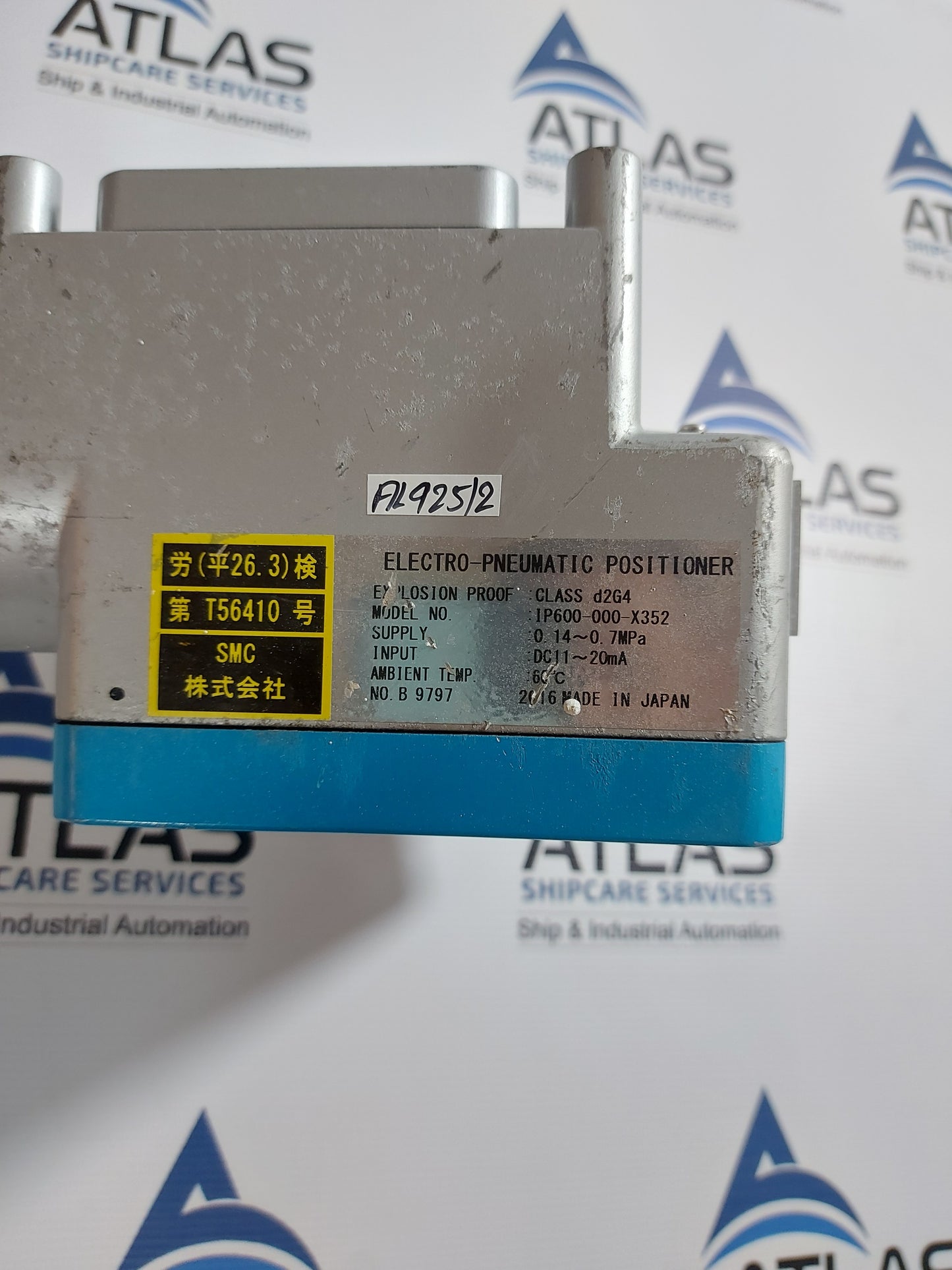 SMC IP600-000-X352 ELECTRO-PNEUMATIC POSITIONER