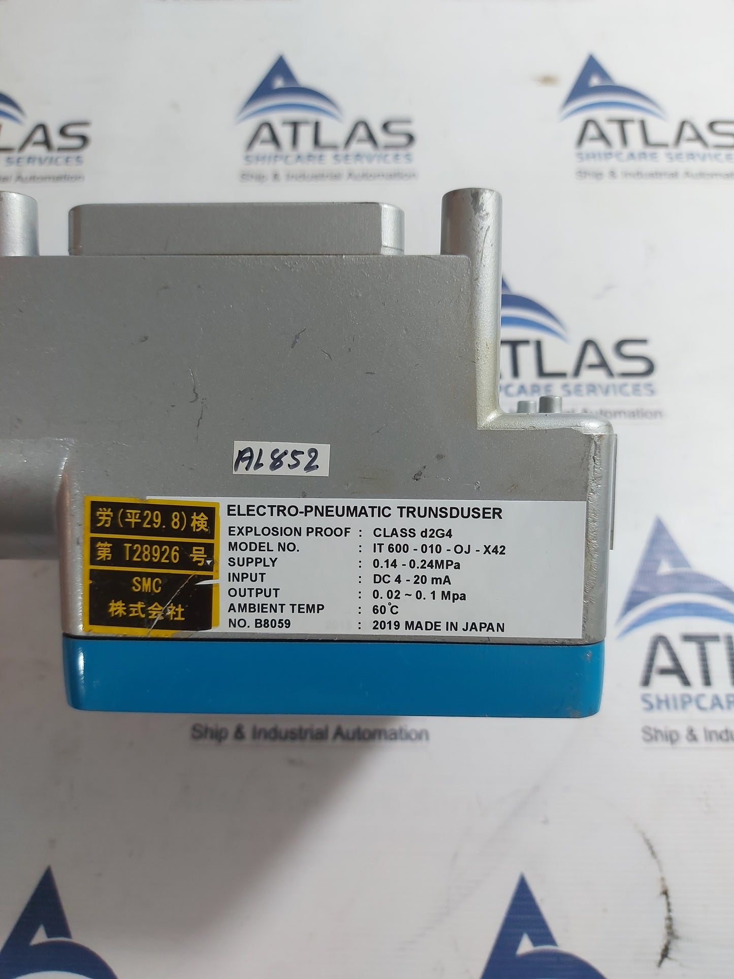 SMC IT600-010-OJ-X42 ELECTRO-PNEUMATIC TRUNSDUCER