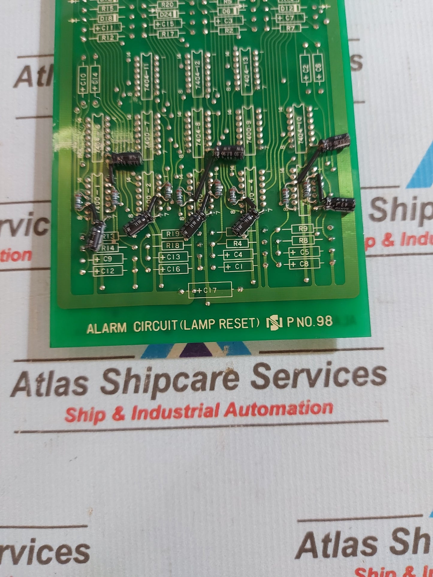 SN OPEN-SHUT ALARM CIRCUIT LAMP RESET P.NO 98