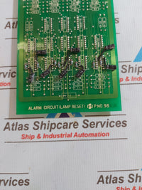 SN OPEN-SHUT ALARM CIRCUIT LAMP RESET P.NO 98