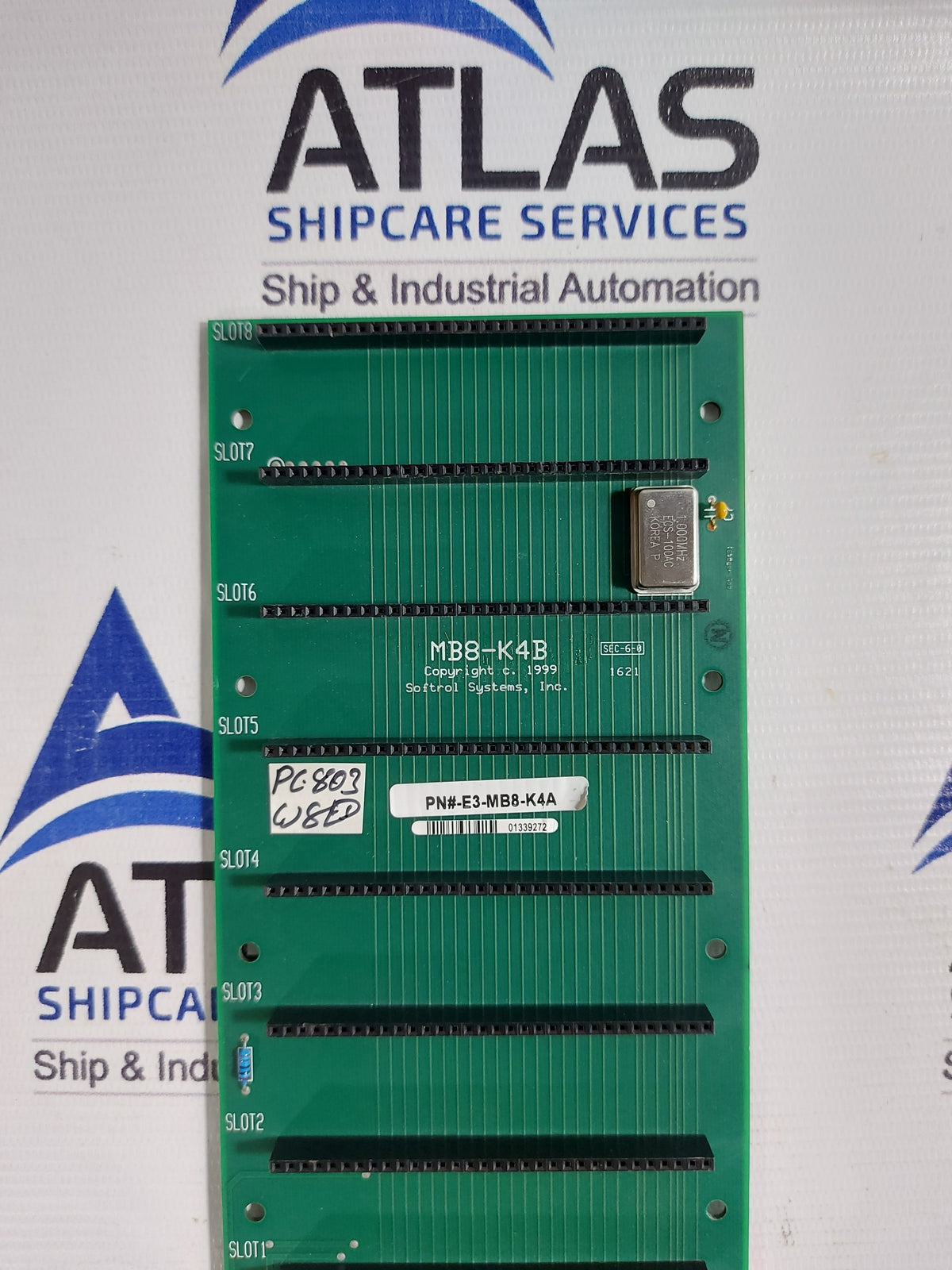 SOFTROL SYSTEMS E3-MB8-K4A MOTHER BOARD