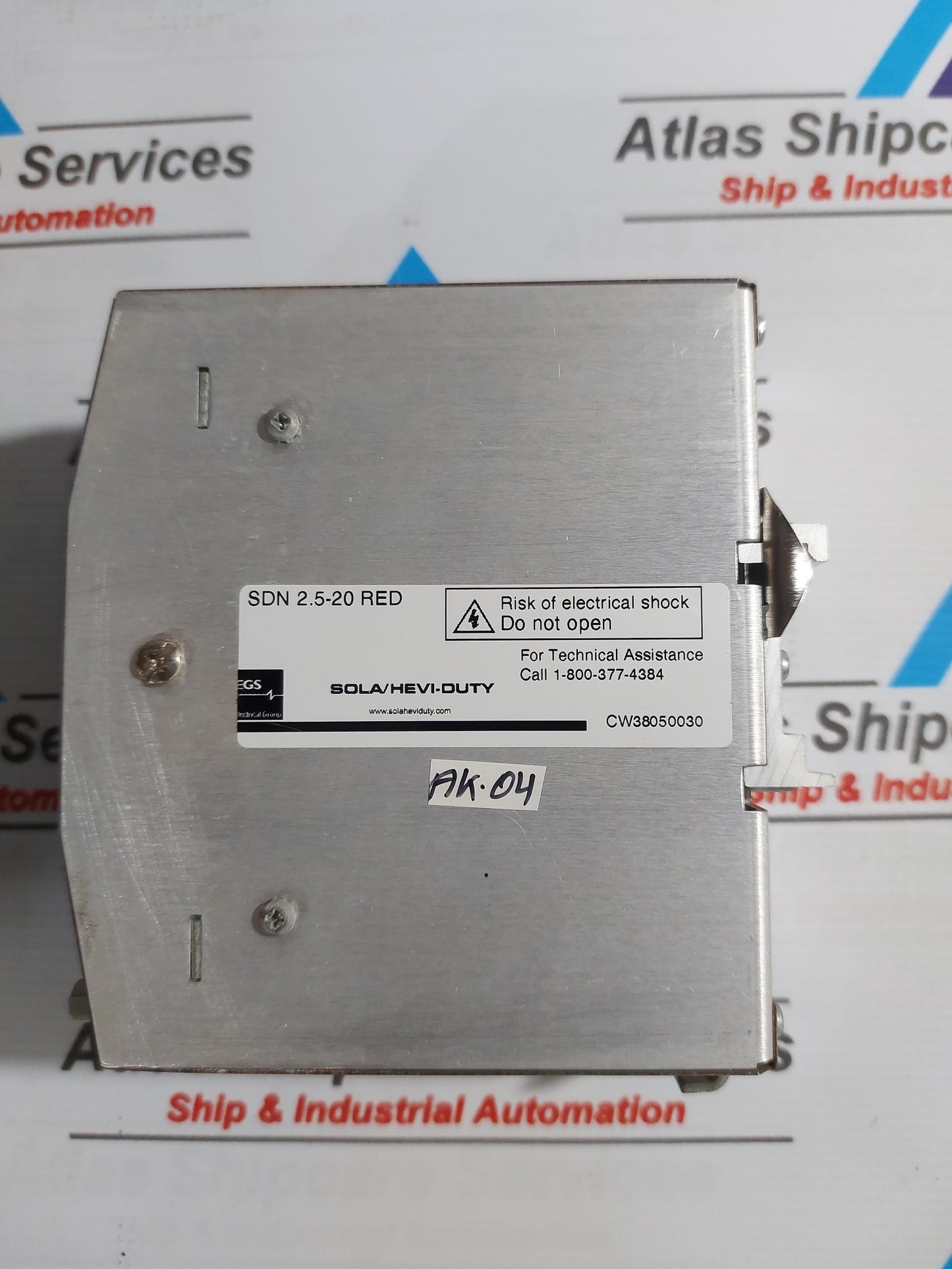 SOLA SDN 2.5-20 RED POWER SUPPLY 24VDC 20A