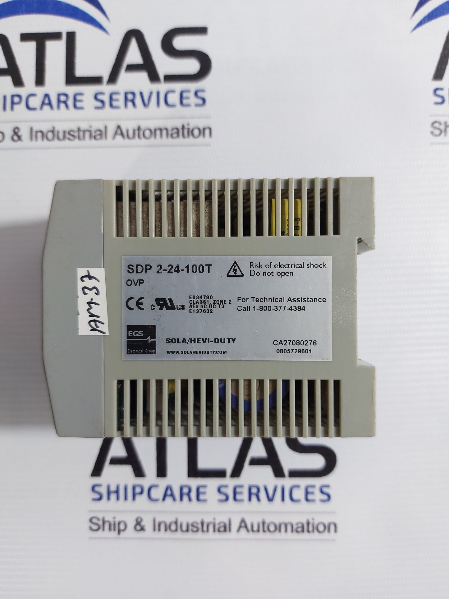 SOLA SDP 2-24-100T POWER SUPPLY 115/230 VAC