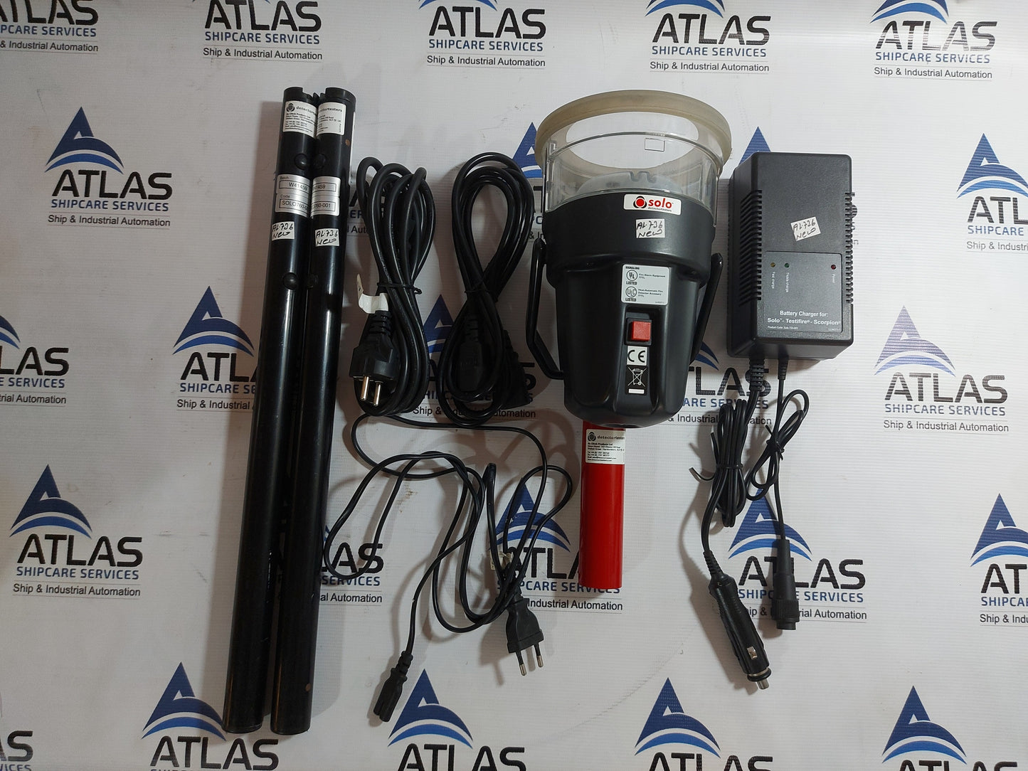 O 460-001 HEAT DETECTOR TESTER KIT 2x 760-001 & CHARGER