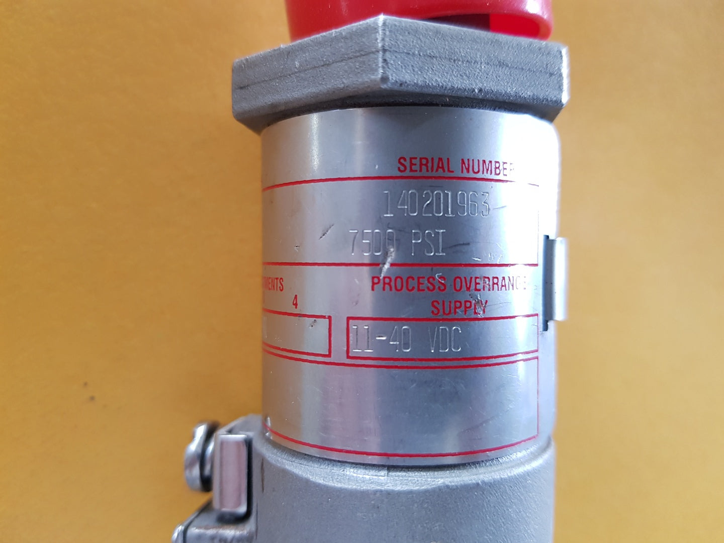 SOR 534HS-TN5K-P9-C1A PRESSURE TRANSMITTER 0-5000PSI