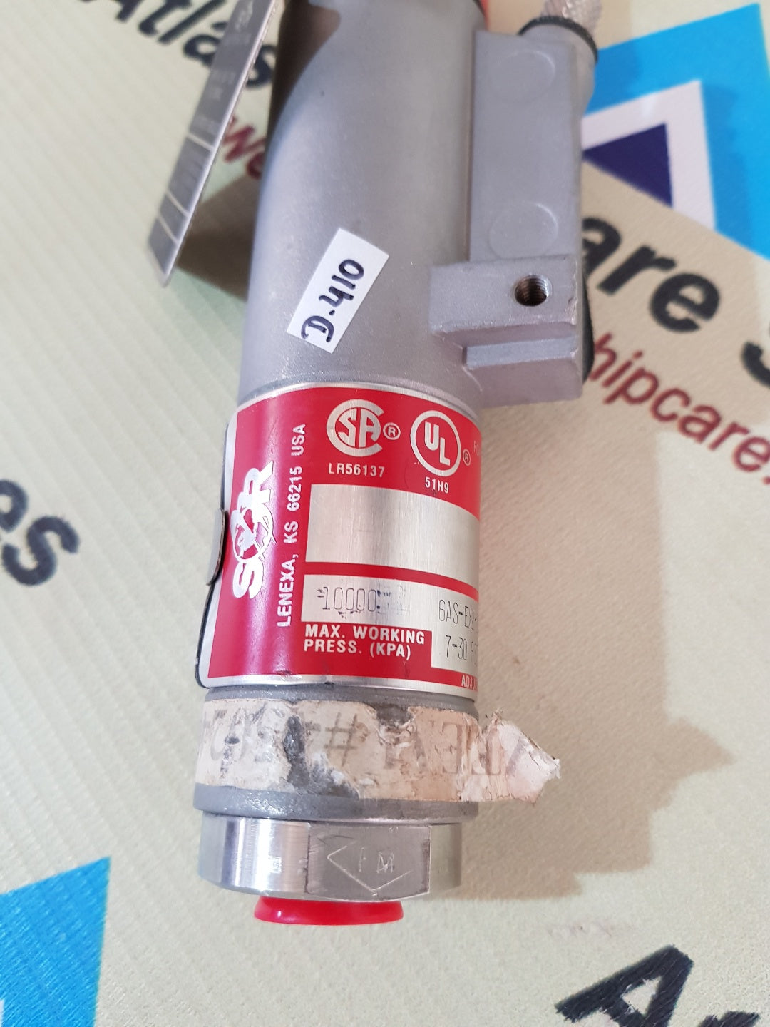 SOR 6AS-EX2-U8-C1A PRESSURE TRANSMITTER