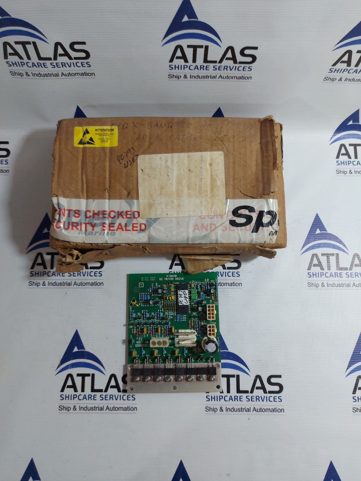 SPERRY MARINE 65801811-4 X-BAND DC MOTOR DRIVE ASSY NO.65801811