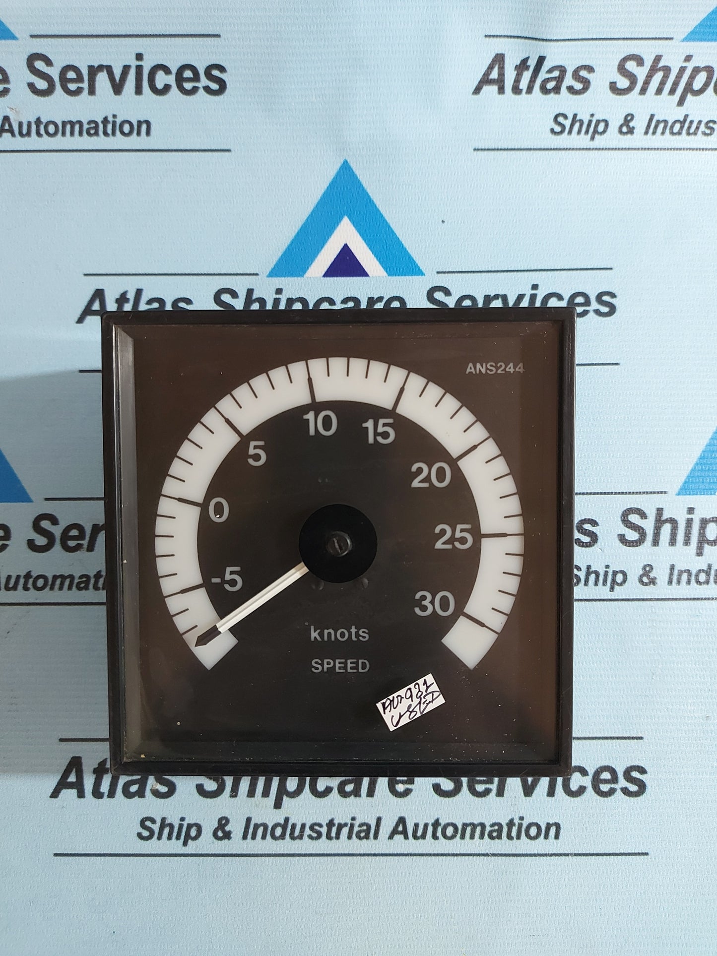 SPERRY MARINE ANS244 SAFE COMPASS DISTANCE KNOTS SPEED INDICATORS -5 TO 30