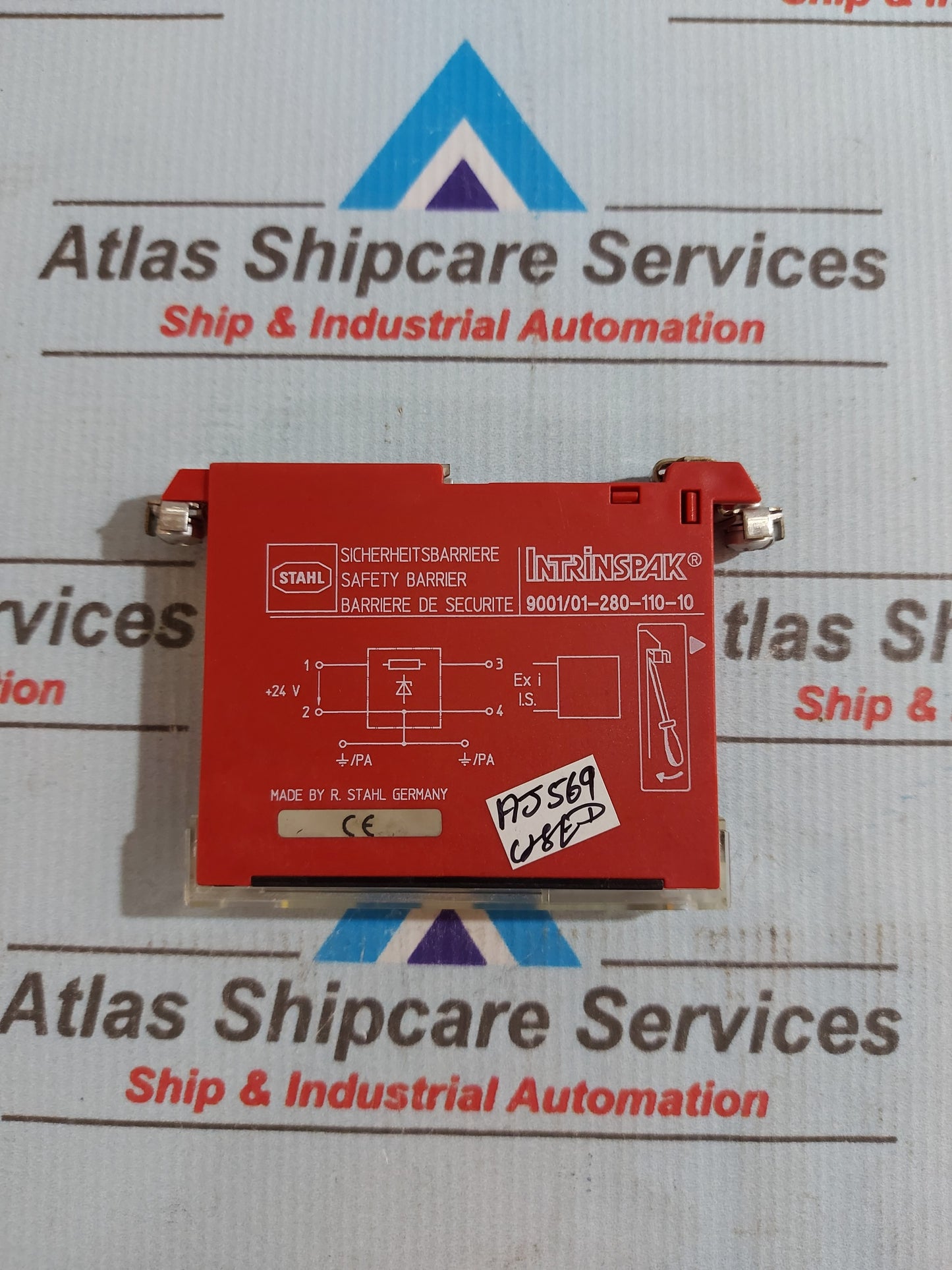 STAHL 9001/01-280-110-10 SAFETY BARRIER INTRINSPAK 24V