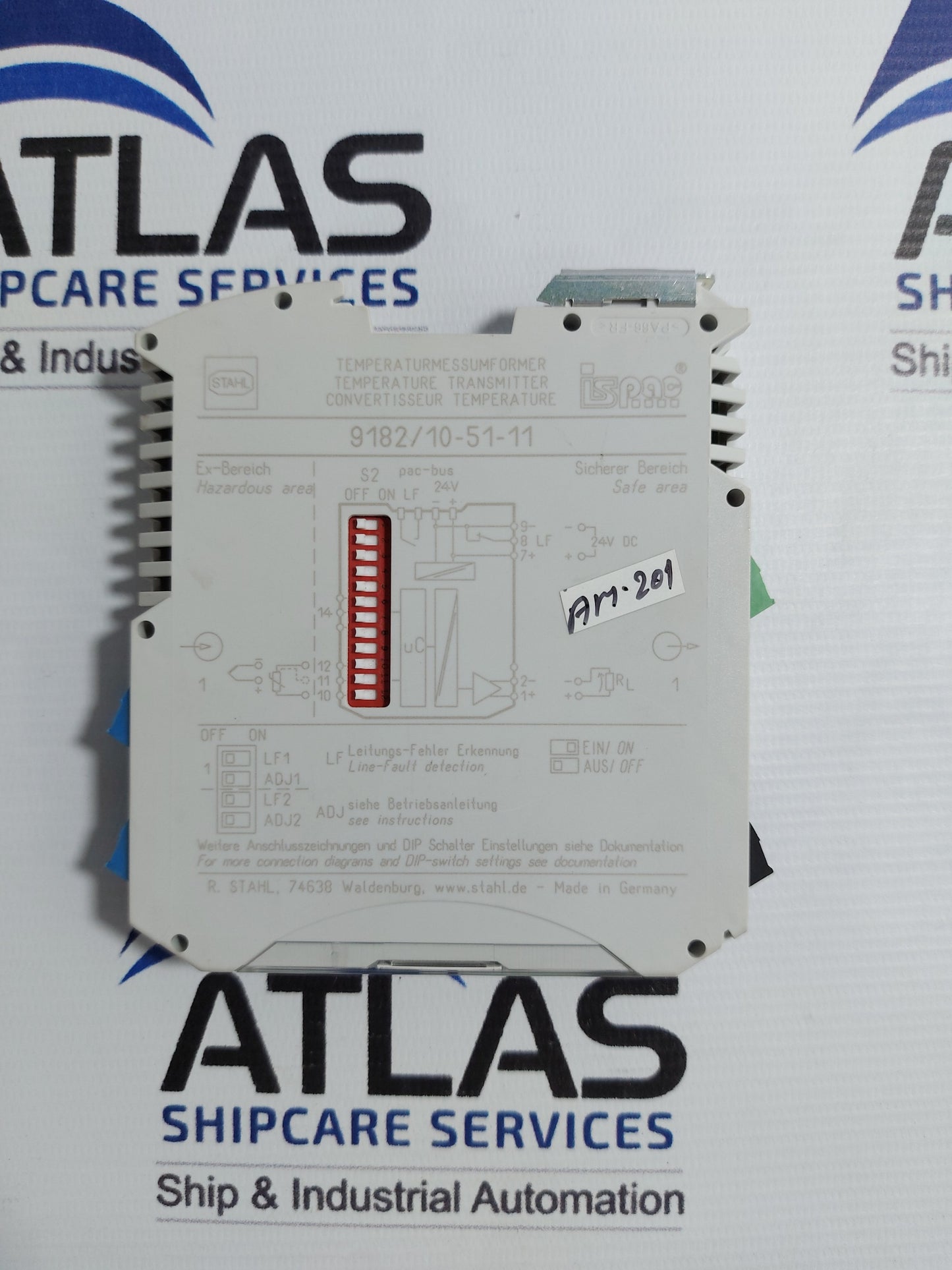 STAHL 9182/10-51-11 TEMPERATURE TRANSMITTER REV.B