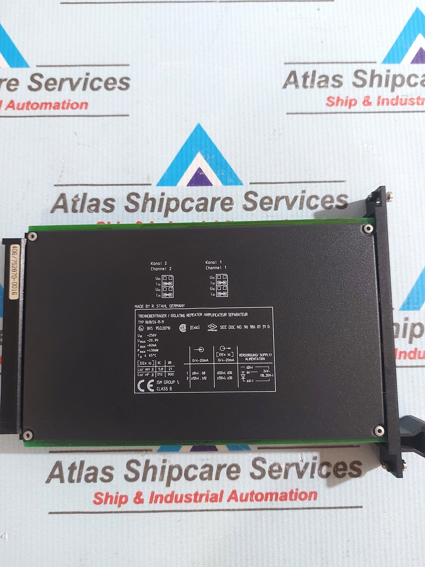 STAHL ICS 1000 9618/24-11-11 ISOLATING REPEATER