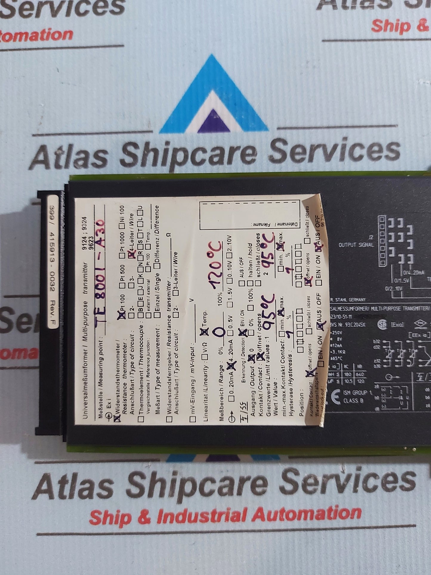 STAHL ICS 1000 9623/10-51-11 MULTI-PURPOSE TRANSMITTER
