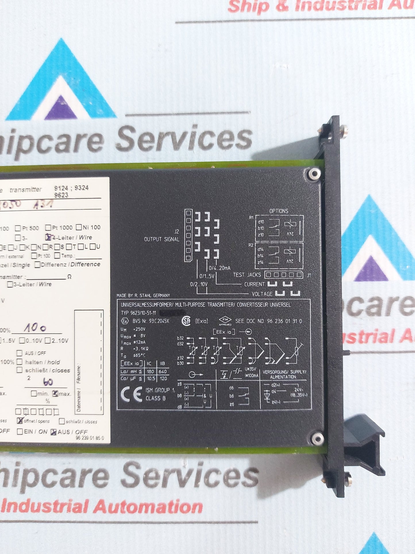 STAHL ICS 1000 9623/10-51-11 MULTI-PURPOSE TRANSMITTER