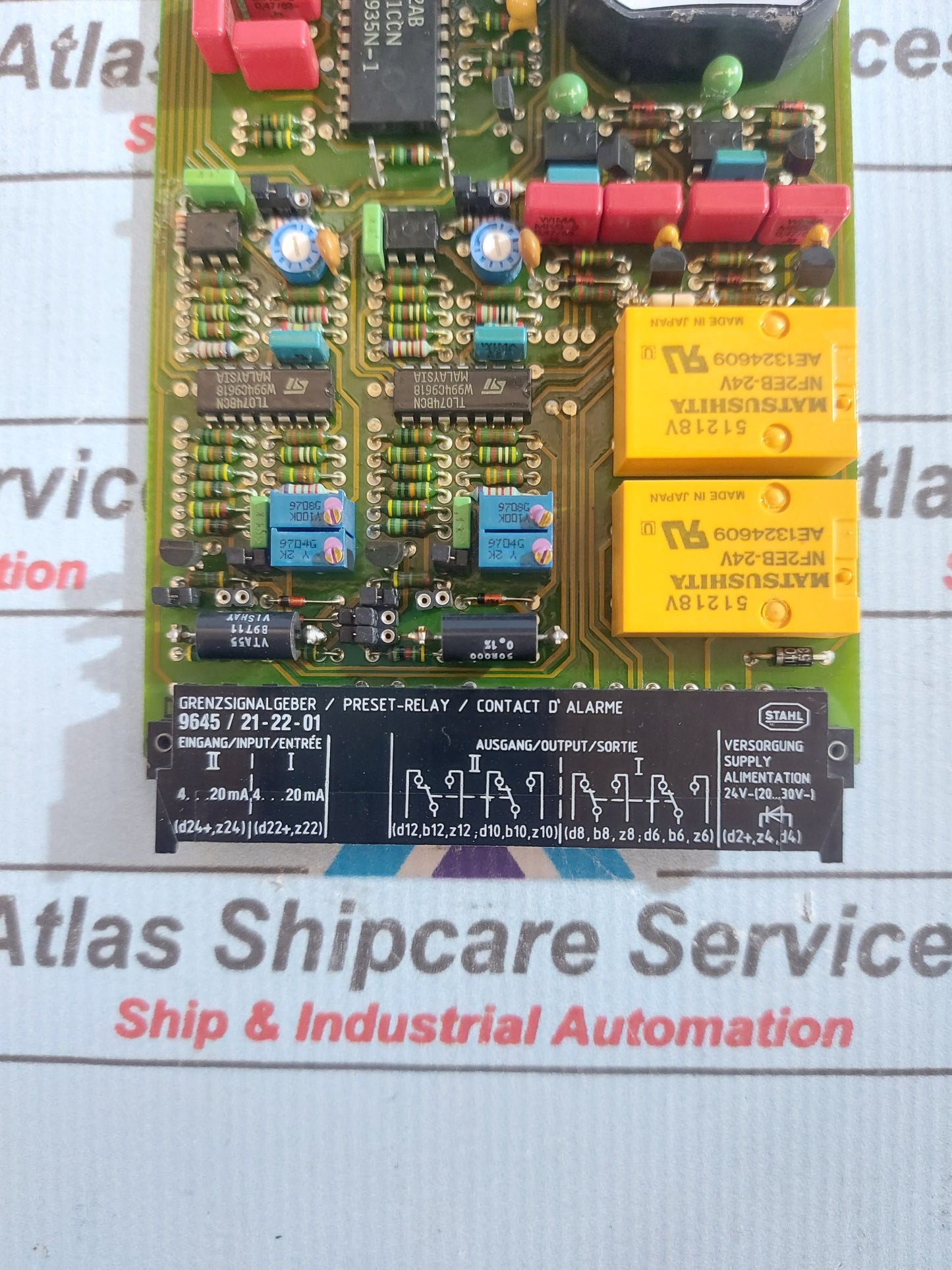 STAHL ICS 1000 9645/21-22-01 PC BOARD