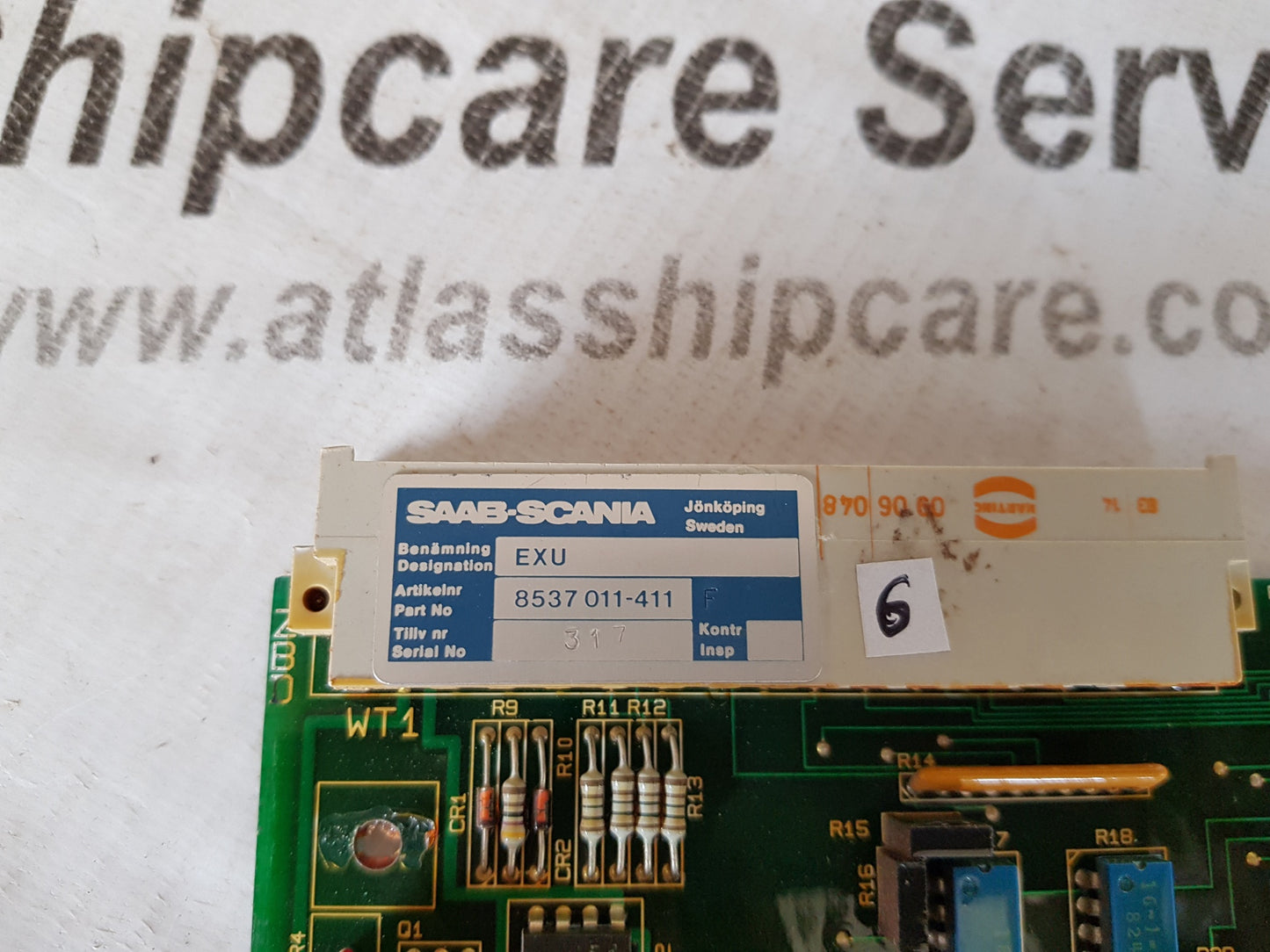 SAAB STALELCTRONIC 2000 EXU 1891 705 PCB CARD