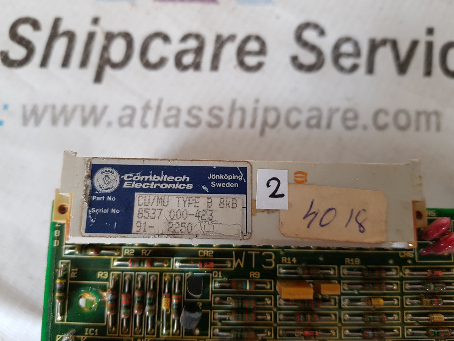 SAAB STALECTRONIC 2000 CU/MU 1891 701-1 PCB CARD